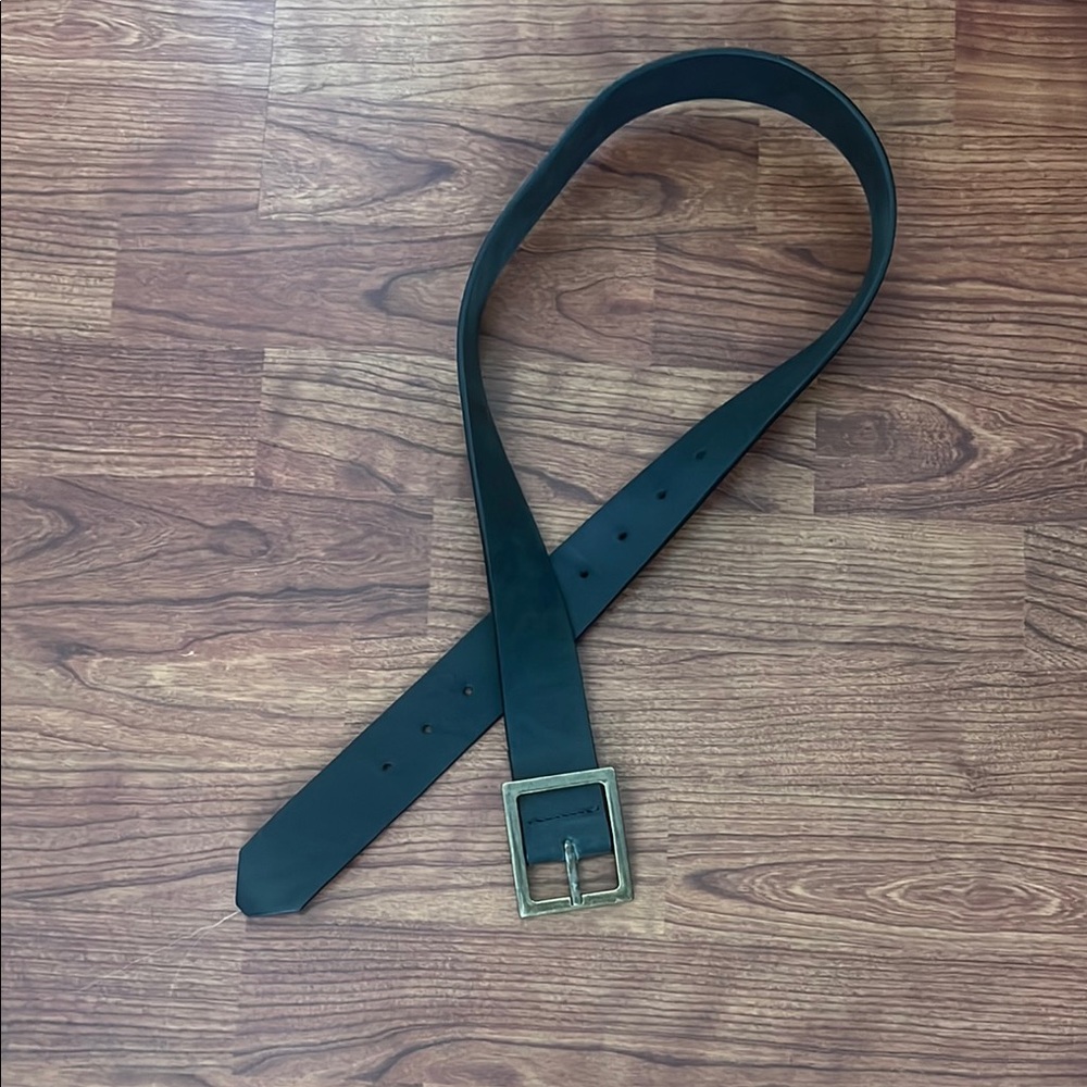 ABLE Carolina Black Leather Belt